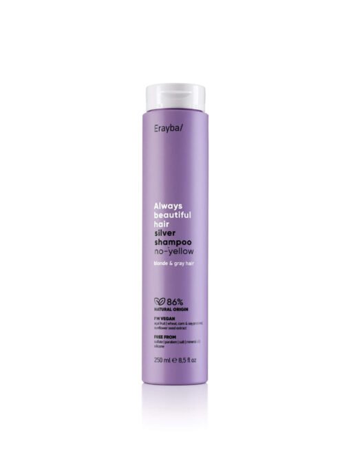Erayba Abh/ Pilkinantis šampūnas „silver no-yellow shampoo” 250 ml