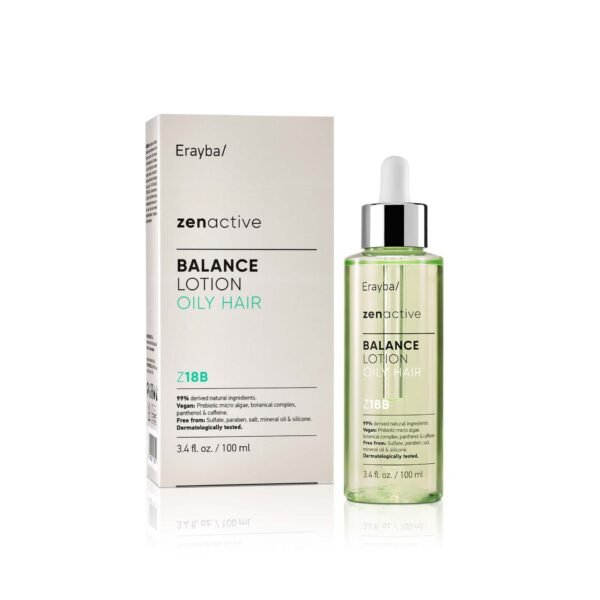 Erayba ZenActive Balansuojantis losjonas riebiems plaukams Z18B 100ml