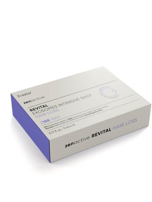 Erayba, Zen Active, intensyvaus veikimo ampulės nuo plaukų slinkimo su egzosomomis, 15 x 5ml.