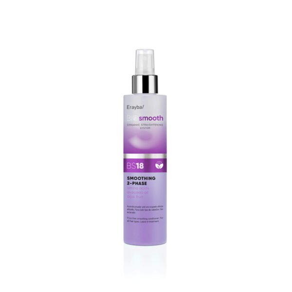 Erayba BIOsmooth dvifazis tiesinamasis nenuskalaujamas plaukų kondicionierius “BS18 smoothing 2-phase” 200 ml