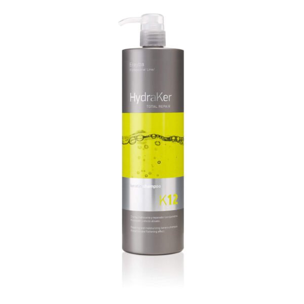Erayba šampūnas su keratinu „HydraKer K12 keratin shampoo” 1000 ml