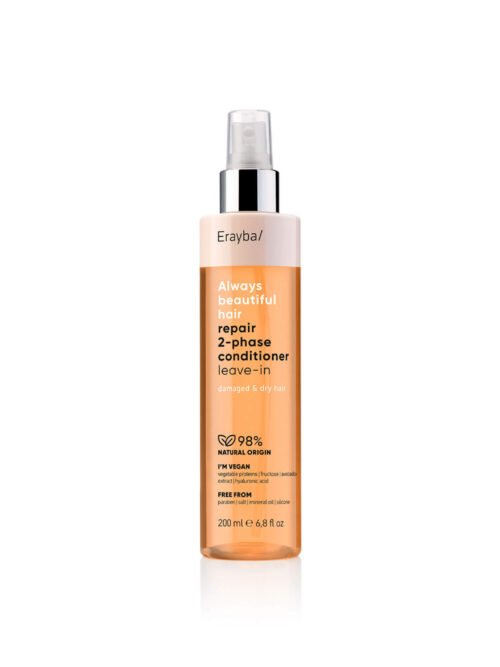 Erayba Abh/ Atstatomasis nenuskalaujamas dvifazis kondicionierius „repair 2-phase conditioner leave-in“ 200 ml